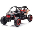thumbnail image 2 of KidsVIP 2x24V Can-Am Maverick RS Buggy 4x4 à 2 Places avec Roues en Caoutchouc, Musique et Télécommande, 2 of 7