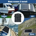 thumbnail image 7 of 300W Flexible Solar Panel Solar Cells for Car RV Boat Home Roof Van Camping Solar Battery, 100A Solar Controller Module, 7 of 7