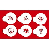 Designer Stencils cookie stencil, fits 2 inch circle