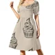 thumbnail image 1 of Vestido de manga corta con diseño de cupcakes, vestidos de novia para mujer, ropa de verano para mujer, 1 of 7