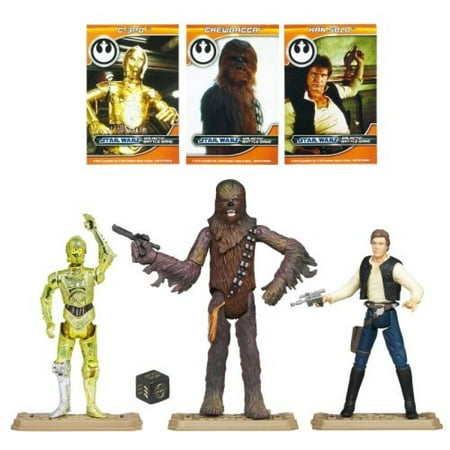 Star Wars: Battle Packs 2012 Episode IV A New Hope Han Chewie C-3PO Action Figure Battle Pack