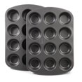 thumbnail image 1 of PILLSBURY NON STICK 12-CUP MUFFIN PAN SET - 2 PIECES, 1 of 3