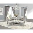 thumbnail image 2 of MICHAEL AMINI Eclipse 5-Piece Engineered Wood Dining Set in Moonlight Gray, 2 of 20