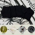 thumbnail image 4 of SERISIMPLE Boys and Girls Socks Bamboo Ankle Soft Stretch Cuffs Athletic Kids Socks 5 Pairs (Black, Medium), 4 of 6