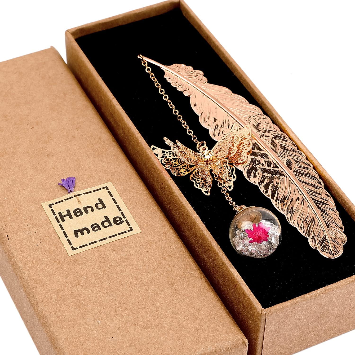 Marcador De Plumas De Metal Con Inicial, Lindas 26 Letras
