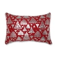 thumbnail image 3 of Metallic Christmas Trees Lumbar Pillow, 3 of 3