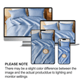 thumbnail image 7 of Flymme King/Cal King Quilt Bedding Sets,Soft Lightweight Blue Bedspread with Pillow Sham,Modern Blanket Thin Comforter Bed Cover for All Season, 7 of 7