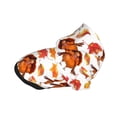 thumbnail image 2 of Cauagu Thanksgiving Turkey Leaves Pattern Winter Pet Hoodie Sweatshirts- Dog Hoodie Sweater with Leash Hole - Cute Dog Hoodie - Pet Clothes Puppy Cat Custume -Small, 2 of 8