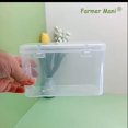 thumbnail image 3 of 2 Packs 5.75x2.44x3.7 Inches Polypropylene Rectangle Mini Storage Containers Box with Lid for Small Items and Other Craft Projects, 3 of 8