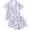 White*, variant on RUTAYY Girls Pajama Set Gingham Bow Pattern 2 Piece Sleepwear Short Sleeve Lapel Collar Kids Daily Night Wear White