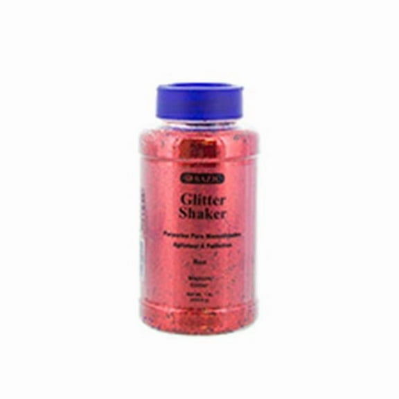 Bazic Products 3490 1 lbs Red Glitter, Case of 12