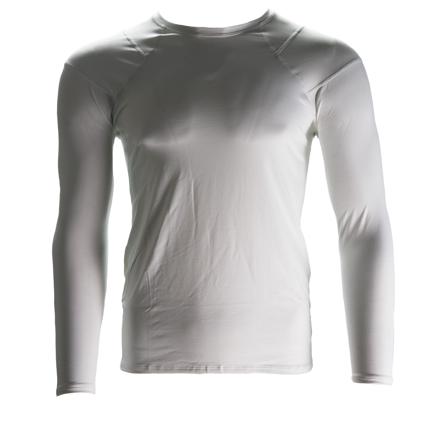 TOMMIE COPPER Men's Shoulder Centric Support Shirt, White, XLarge