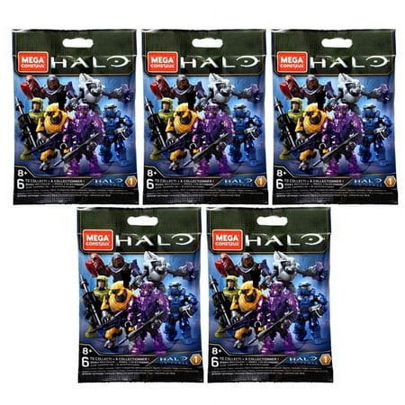 MEGA Construx - Halo Universe S1 Micro Figures - BLIND PACKS (5 Pack Lot)