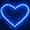 Blue, variant on Romantic Decorations Set with 3000 Silk Rose Petals & 36 Heart-Shaped LED Tea Light Candles for Wedding, Anniversary, Valentine's Day, Romantic Night, Table Aisle Decor