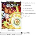 thumbnail image 2 of Beyblade Poster Scroll Poster Art Prints Home Decoration Wall Hanging Canvas Art for Dorm Bedroom Living Room Gift for Japanese Anime Fans, 2 of 8