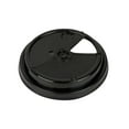thumbnail image 4 of Black Plastic 2-in-1 Straw or Sip Coffee Cup Lid - Fits 8, 12, 16 and 20 oz - 100 count box, 4 of 10