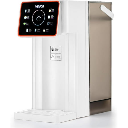 ZJQYDS Instant Hot Water Dispenser, Countertop Boiling Water Dispenser with Adjustable 6 Temperatures & 7 Water Volumes, 101oz Removable Water Tank, Quick Heating with Touchscreen