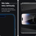thumbnail image 4 of Protector de pantalla Spigen Glastr EZ FIT Privacy iPhone 14 Pro, 4 of 8
