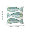 thumbnail image 3 of Btomtd 18 x 18 Pillow Cover, Flower Decorative Cushion Case, Removable and Washable Throw Pillow Cover for Sofa, D, 3 of 6