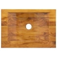 thumbnail image 4 of vidaXL Basin Solid Wood Teak 19.7"x13.8"x3.9", 4 of 6