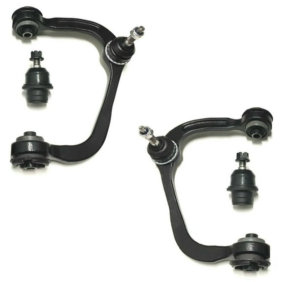 4 Piece Suspension Kit Front Upper Control Arms and Lower Ball Joints - HEAVY DUTY Fits select: 2004-2008 FORD F150, 2006-2008 LINCOLN MARK LT