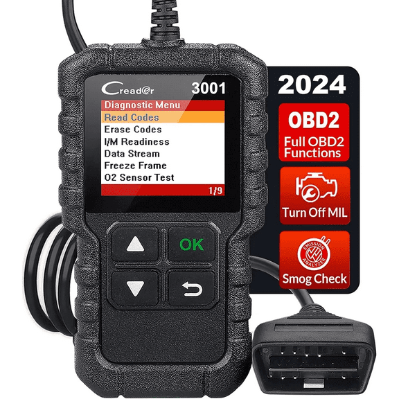 LAUNCH CR3001 Creader 3001 OBD2 Scanner Automotive Car Diagnostic Check Engine Light Systems OBD Code Readers Scan Tools