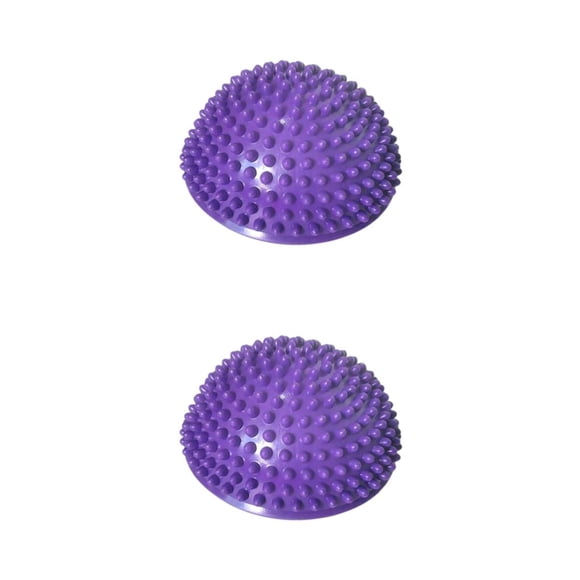 Yuarrent Bolas semicirculares seguras de la yoga de la herramienta eficaz flexible y cómoda del masaje de la vaina del equilibrio de los Type2 NO2
