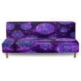 thumbnail image 2 of SCRAWLGOD Galaxy Mandala Print Armless Sofa Slipcover with Elastic Bottom Washable Sofa Slipcover Breathable Stretch Couch Cover Anti Wrinkle for kids, 2 of 9