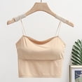 thumbnail image 1 of Camisola interior de seda de hielo con espalda hermosa, ropa interior deportiva anti-correr que no deja marcas para mujer, estilo coreano, con almohadilla para el pecho para verano, 1 of 6