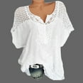 thumbnail image 2 of Pimfylm Blouses For Women 2023 Women'S Summer Blouses White XL, 2 of 4