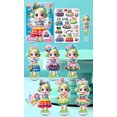 thumbnail image 6 of Magnetic Dress up Dolls - Girls Fun Mix and Match Play Magnetic Paper Dolls with 4 Themed Magnetic Costume Stickers for Creating Imaginative Birthday Gifts(Dessert Fairy), 6 of 7