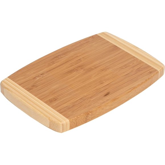 Joyce Chen Small Burnished Bamboo Cutting Board, 6x9 Inches