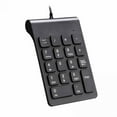 thumbnail image 1 of USB 2.0 Wireless Keyboard Mini Digital Number Numeric Keypad Financial Accounting 18 Key 2.4G Wireles Number Pad For PC Laptop, 1 of 9