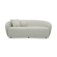thumbnail image 6 of Better Homes & Gardens Juliet Curved 80.31" Sofa, Ivory, 6 of 17