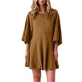 thumbnail image 2 of Gspmoly Short pour Femme, Combinaison à Bretelles Longue d'Été Décontractée Unie au Style Élégant pour Femme, Short de Randonnée pour Femme jusqu'à 70 % de Rabais Brun m, 2 of 5