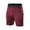 Red, variant on Men's Gym Compression Pants for Running Basketball Training Base Layer Athletic Fit Tights Men's Compression Pants Cool Dry Tights Spandex Sports Base Layer Yoga Pants Red L