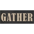 thumbnail image 3 of Kimberly, Allen 14x8 Black Modern Framed Museum Art Print Titled - Gather, 3 of 5