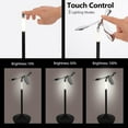 thumbnail image 3 of TRAHOO-Rechargeable Cordless Table Lamp, LED Wireless Desk Lamp Balance Gravity Bird Bedside Lamps with 3 Color Temperature & Touch Sensor, Home Office Desktop Decor Novelty Trick Party for Adults (B, 3 of 4