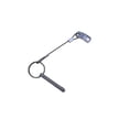 thumbnail image 1 of Quick Release Pin Hardware Trailer Pin Pull Boat Ball Pin Tractor Hinge Fasteners Heavy Duty Safety Pin for Boat Deck Hinge, 1 of 10