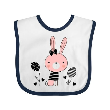 

Inktastic Easter Bunny Rabbit Spring Outfit Gift Baby Girl Bib
