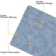 thumbnail image 4 of Tarjetero Fintie Slim, minimalista, de piel con bloqueo RFID, 4 of 7