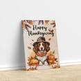 thumbnail image 3 of Happy Thanksgiving Brittany Spaniel Welcome Thankful Fall Autumn Pumpkin Vertical Matte Canvas Poster Brittany Dog Lover Gifts Idea Wall Art Home Decor - 02021, 3 of 5