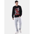 thumbnail image 2 of Marvel Deadpool Men's and Big Men's Graphic Crewneck Sweatshirt, Sizes XS-3XL, 2 of 5