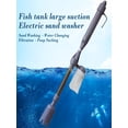 thumbnail image 5 of 4-in-1 Electric Aquarium Gravel Cleaner & Siphon Vacuum, Automatic Water Changer, Sand Washer & Tank Brush, Adjustable Telescopic Rod for Fish Tanks up to 25 Inches, 1-Pack, 5 of 7