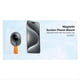 thumbnail image 4 of Soporte Magnético con Ventosa de Silicona para Teléfono de Coche, Soporte para Teléfono Portátil, Negro y Naranja, 4 of 5