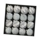 thumbnail image 1 of 16 piezas de adornos navideños de terciopelo para colgar decorativos de Navidad Gris, 1 of 9