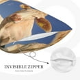 thumbnail image 5 of Balery Cows Cattles Pillow Covers,Bed Pilowcases,Reversible Plush Throw Pillow Covers End Pillow Encasement,Pillow Case - 20"X30", 5 of 9