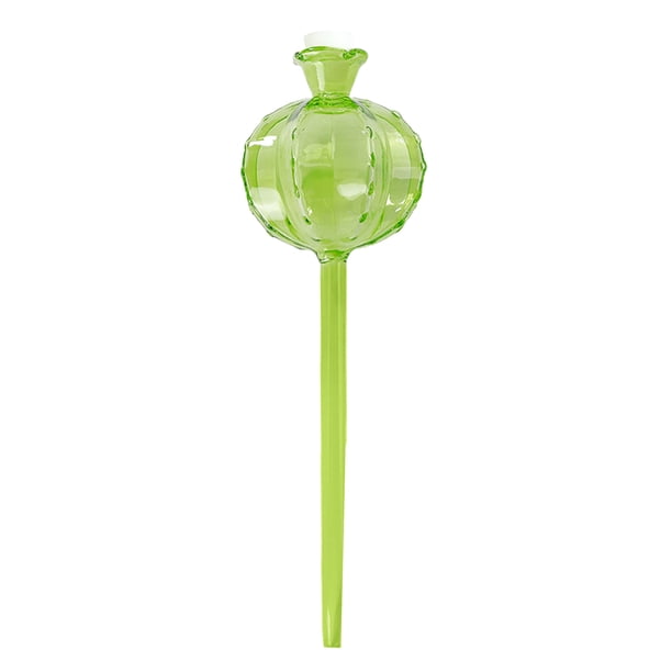 Maceta con diseño de cactus y bulbo de autorriego, dispositivo de riego automático, globos de riego para plantas de interior, riego para vacaciones.
