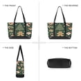 thumbnail image 6 of FORMRS Canvas Laptop Tote Bag for Women with 15.6" Computer Compartments Shoulder Handbag, Christmas Cartoon Gingerbread Pattern, 6 of 7