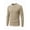 Khaki, variant on COOFANDY Mens Henley Waffle Pullover Sweater, Button Crewneck Casual Textured Sweaters